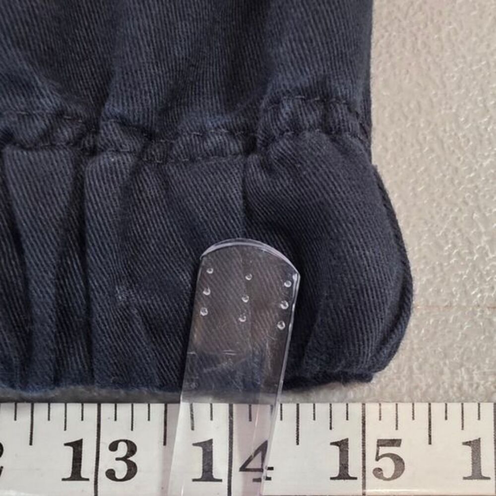 COS Mens S Navy Linen Blend Drawstring Elastic Waist Pull On Pants - Picture 7 of 13